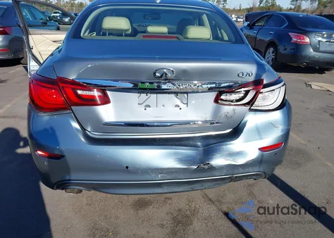 2018 Infiniti Q70 3.7 Luxe from USA, damaged, VIN JN1BY1APXJM181110